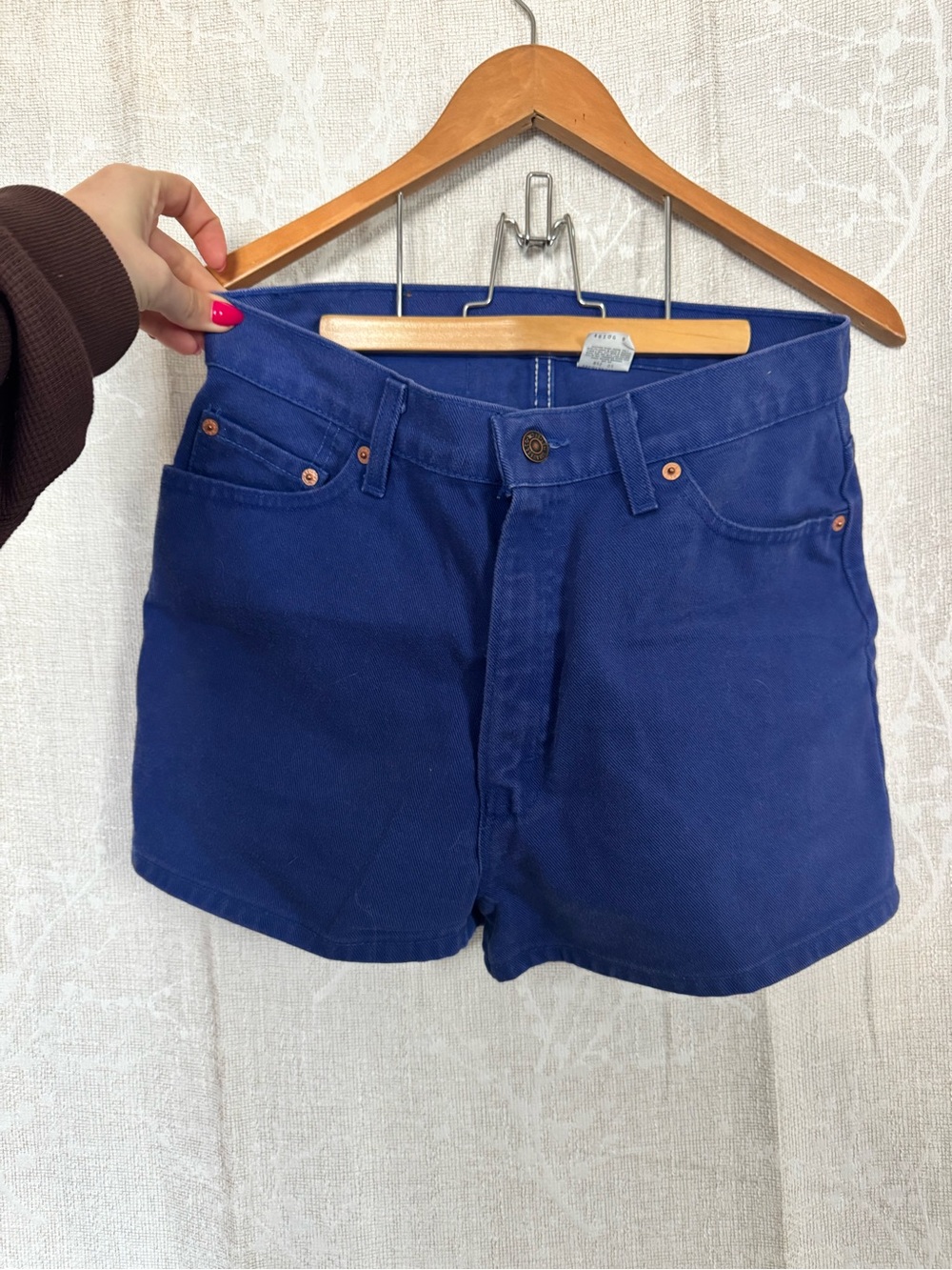 Levi's Women's Royal Blue Denim Shorts